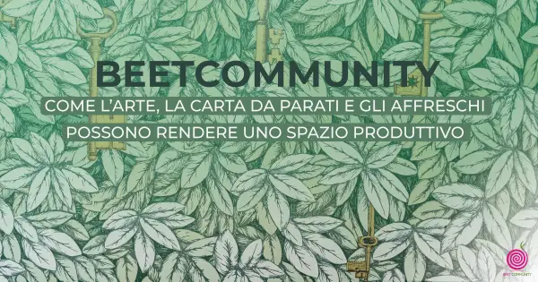 Come rendere uno spazio di lavoro produttivo grazie a arte, carta da parati e affreschi