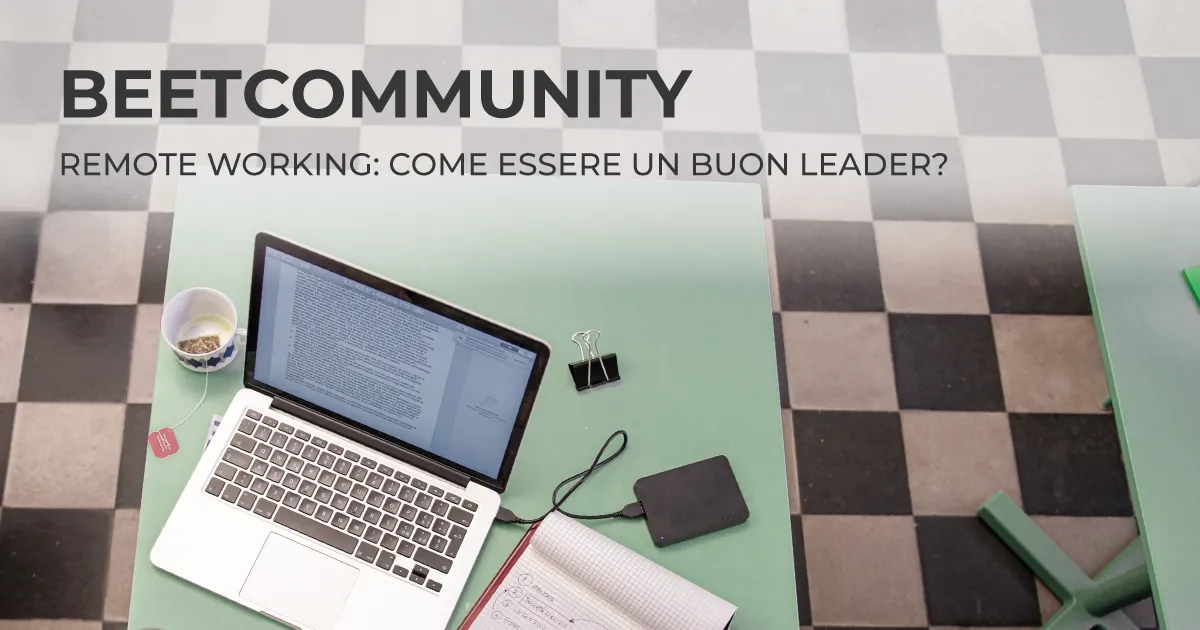 Remote working: how to be a good leader?