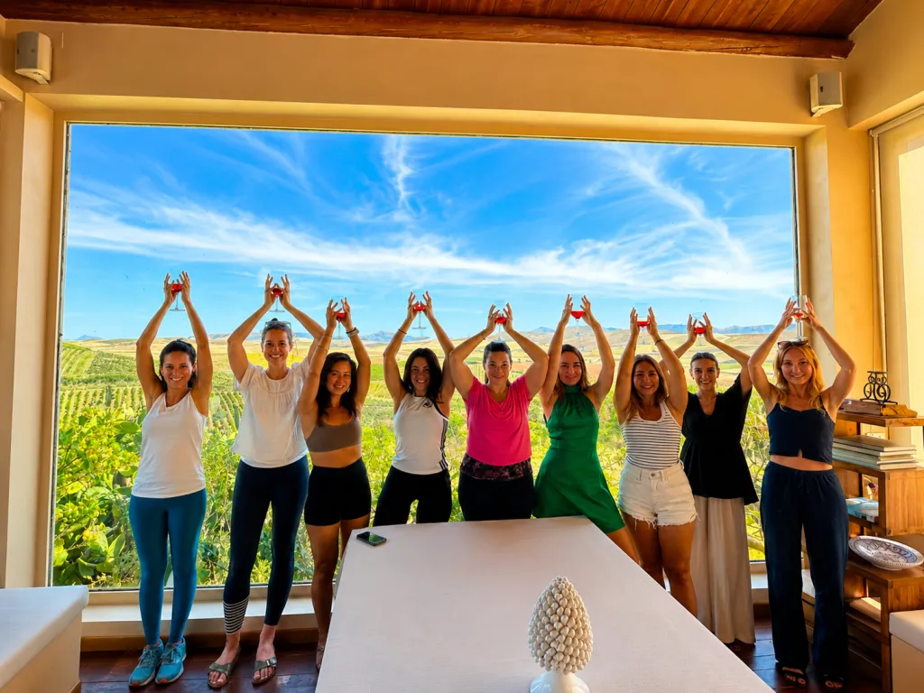 Yoga at a Wine Cellar at Dei Principi di Spadafora - Breathe. Sip. Repeat
