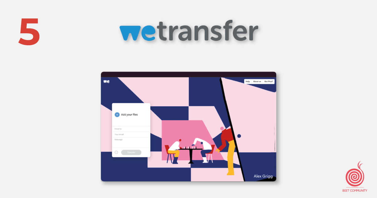 Wetransfer| Beetcommunity