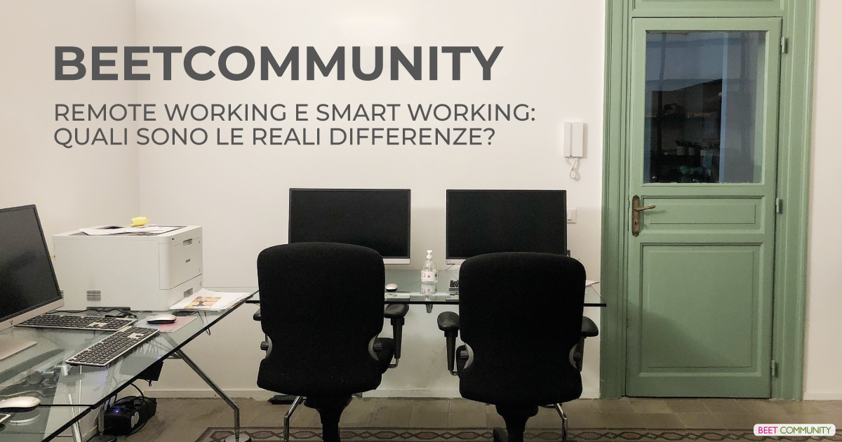 Remote working e smart working: quali sono le reali differenze?