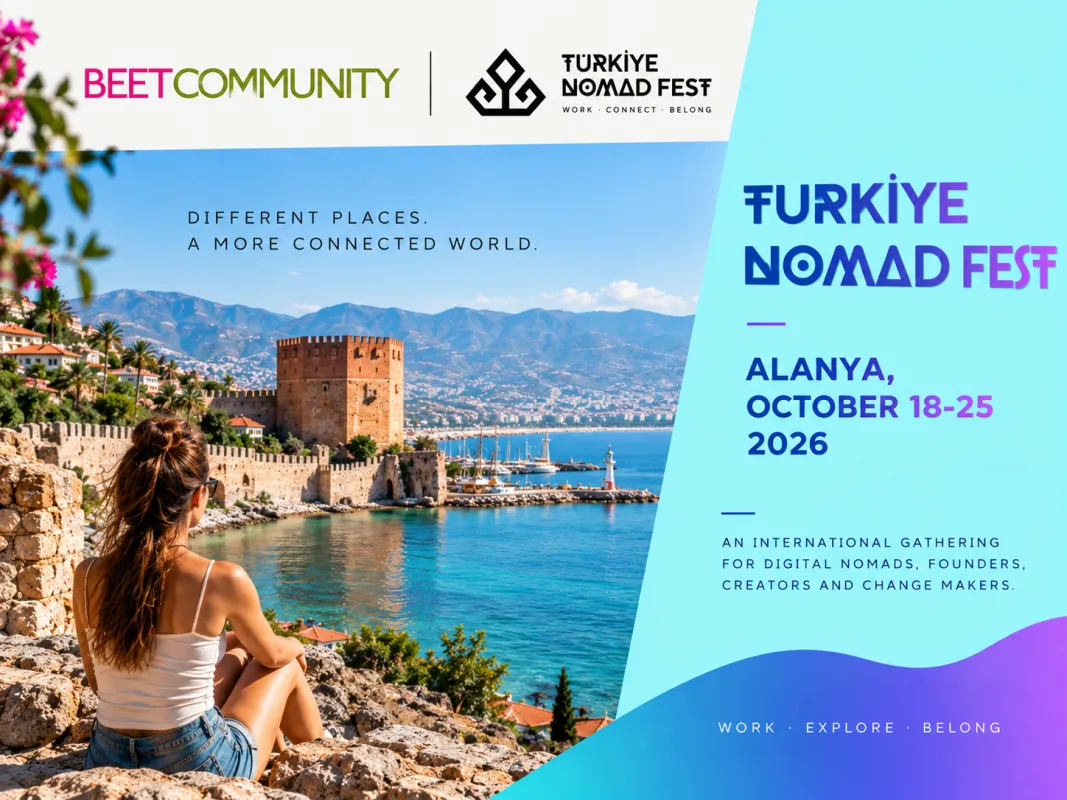 BeetCommunity × Türkiye Nomad Fest: una nuova partnership per connettere community e nomadi digitali